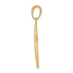 10 Karat Polished Cross Pendant - View 2