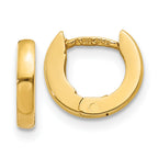 10k Polished Hinged Earrings