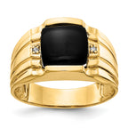 10 Karat Men's ring mounting | Sophia Jewelers