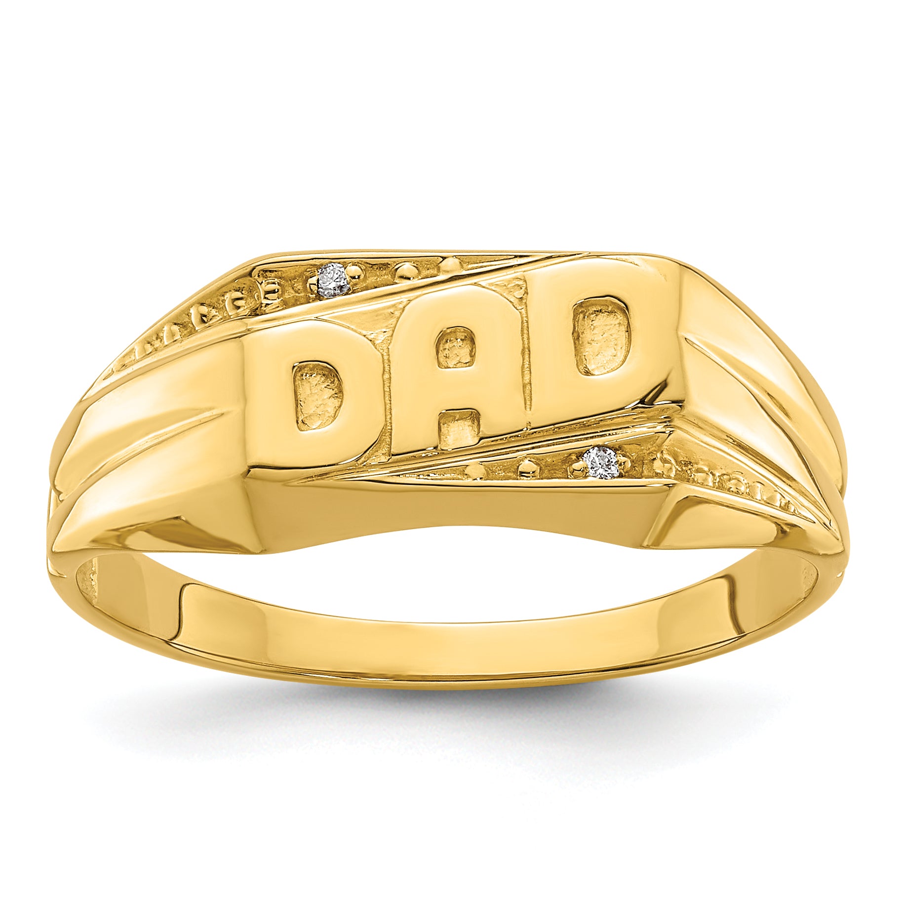 10K AA Diamond men's ring Main image