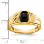 10K AA Diamond men's ring