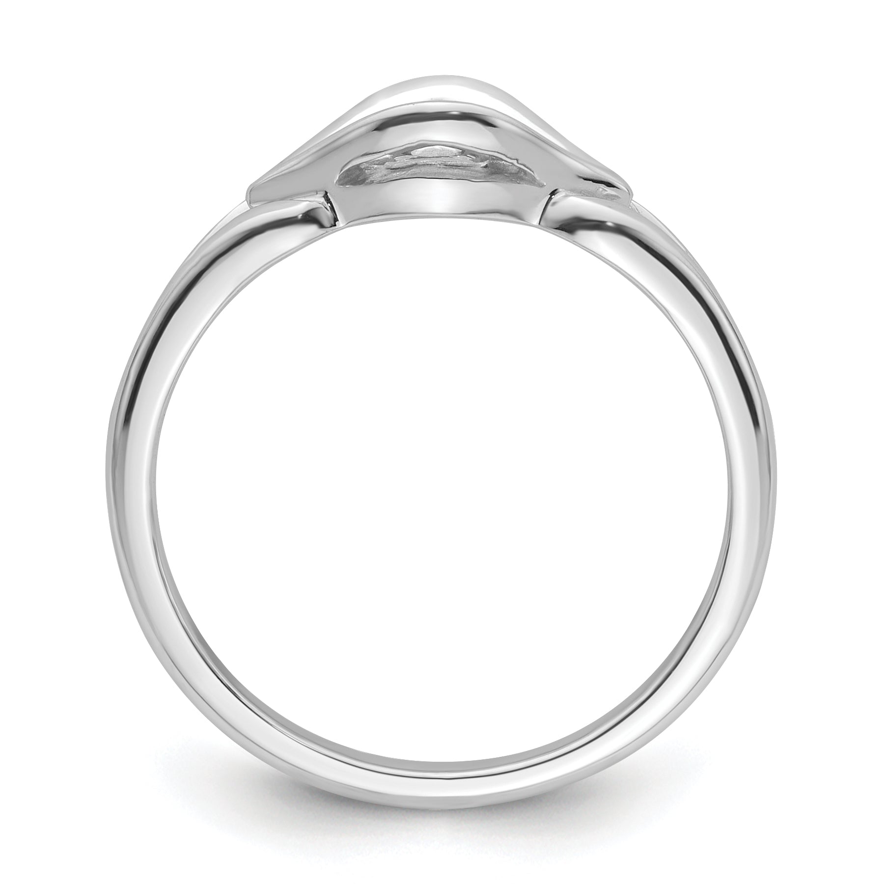 10K White Gold Diamond Ring Mounting (No Stone Included) (No Stones Included) Secondary image