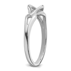 10K White Gold Diamond Ring Mounting (No Stones Included)