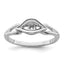 10K White Gold Diamond Ring Mounting (No Stones Included)