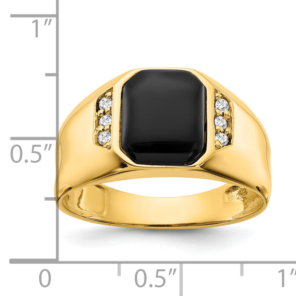 10K Men's Band Mounting (No Stone Included) Secondary image