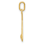 10k Baseball Bats & Ball Pendant