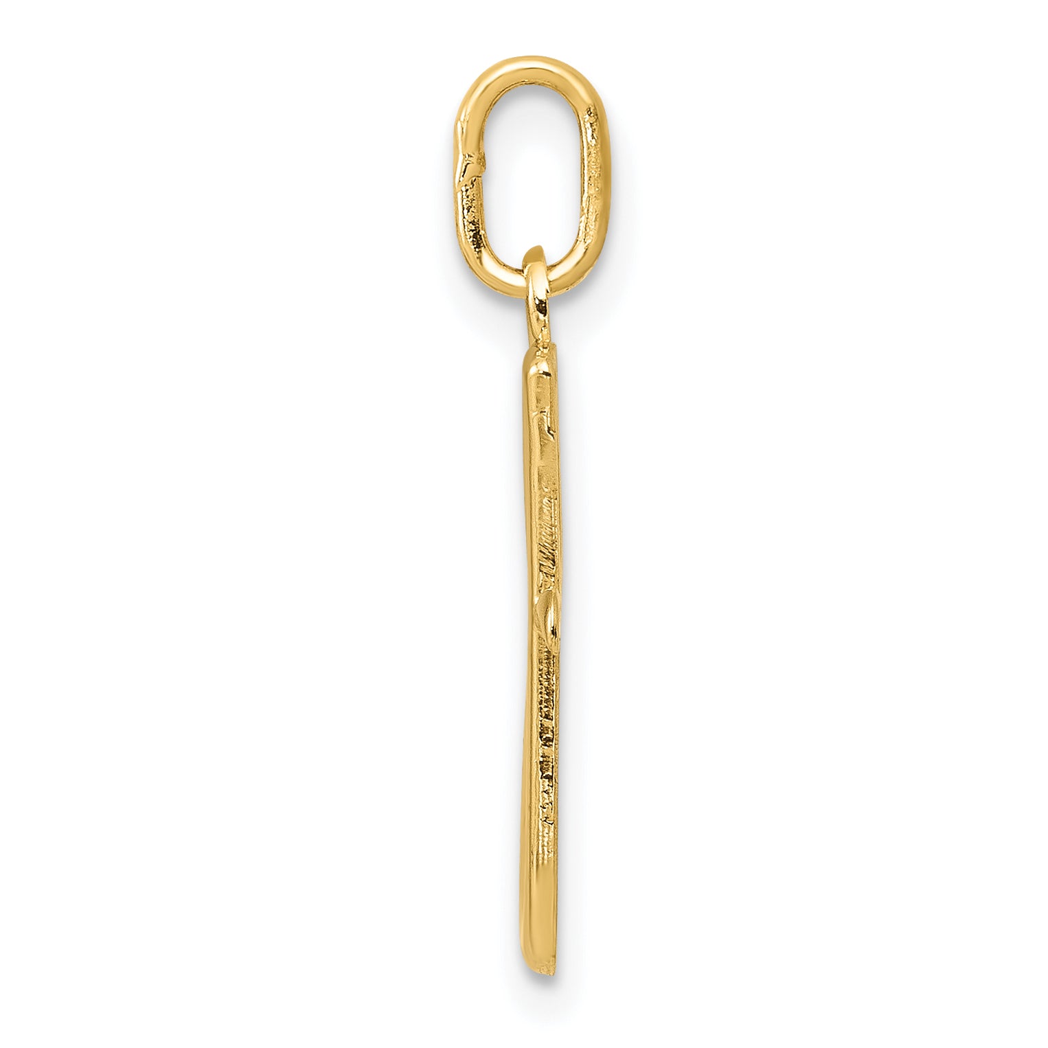 10k Yellow Gold Letter g Initial Charm Secondary image