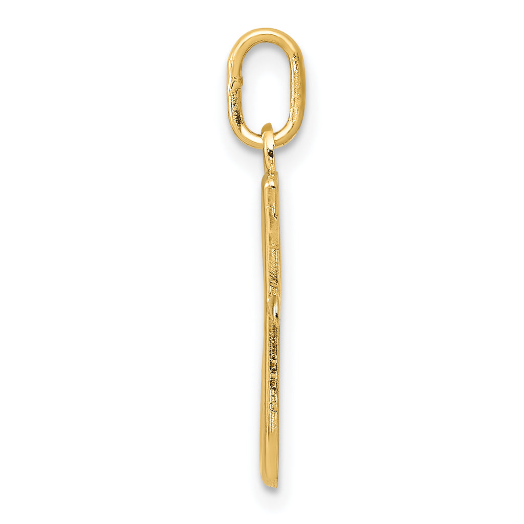 10k Yellow Gold Letter g Initial Charm