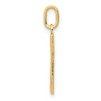 10k Yellow Gold Letter g Initial Charm