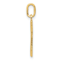 10k Yellow Gold Letter g Initial Charm