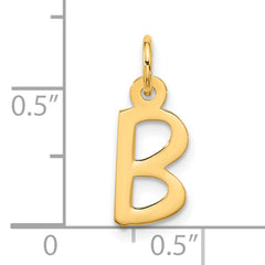 10k Large Slanted Block Initial B Charm