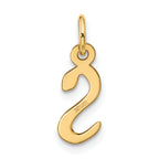 10k Large Slanted Block Initial S Charm