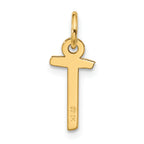 10k Large Slanted Block Initial T Charm