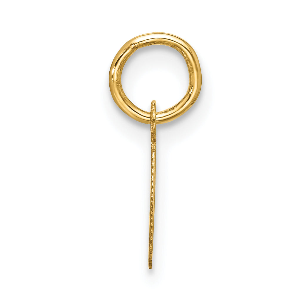 10k Small Script Initial C Charm Secondary image