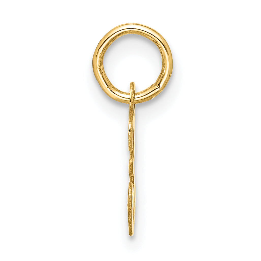 10k Small Script Initial E Charm Secondary image