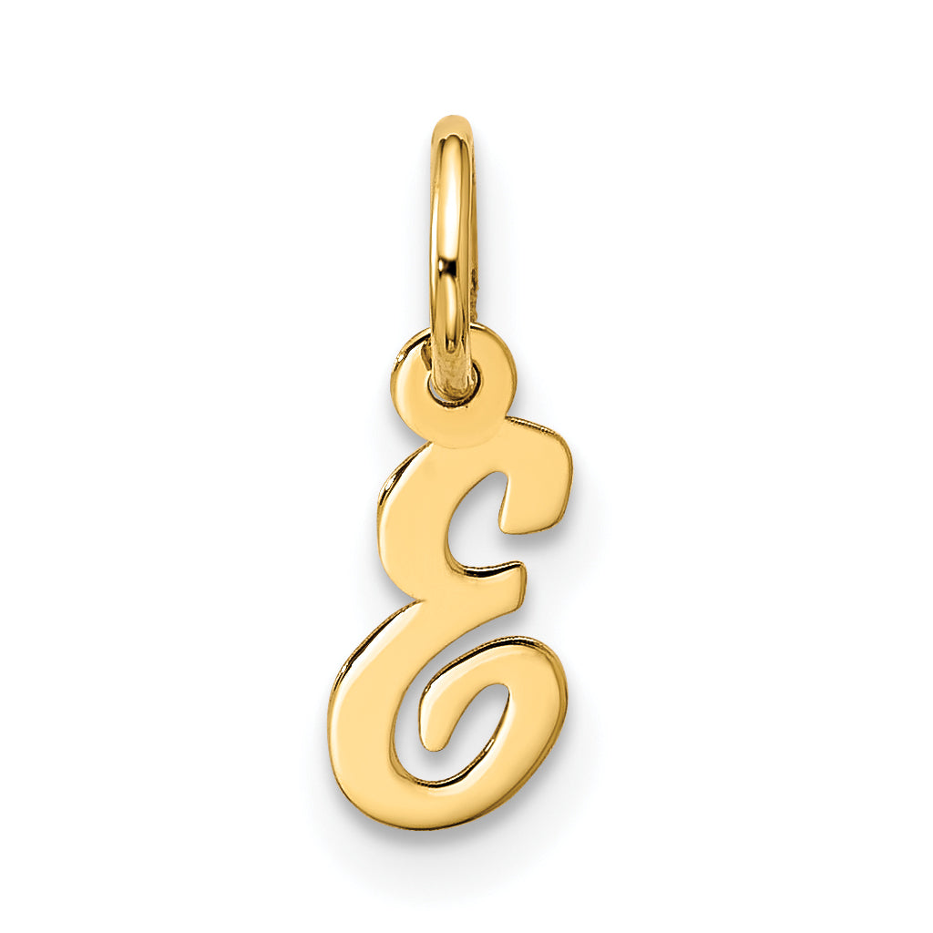 10k Small Script Initial E Charm Main image