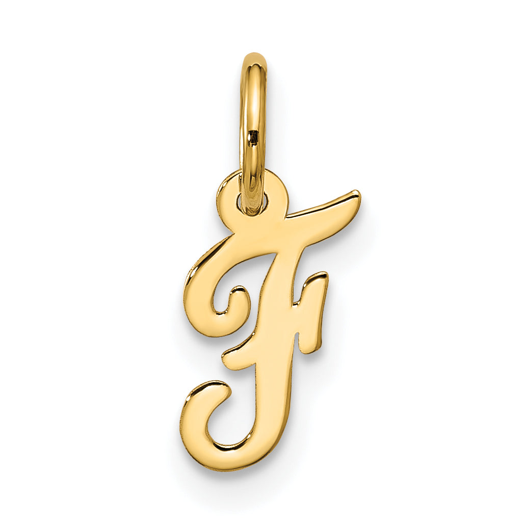 10k Small Script Initial F Charm Main image