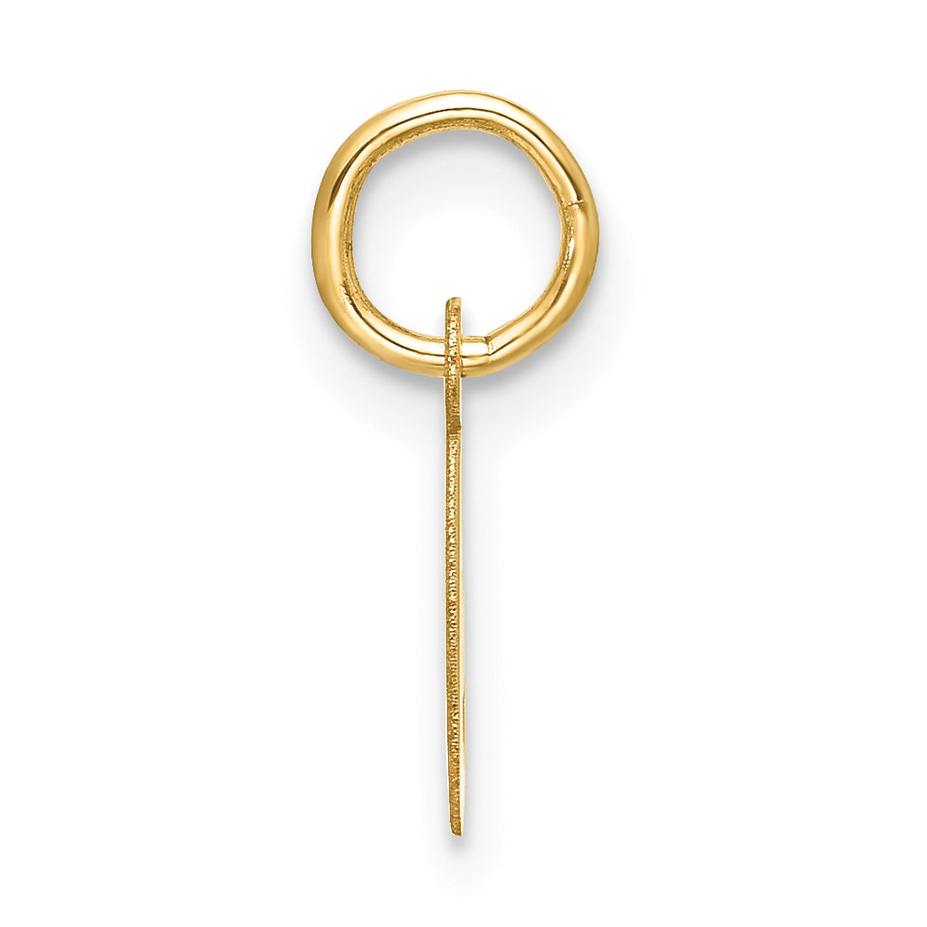 10k Small Script Initial G Charm Secondary image