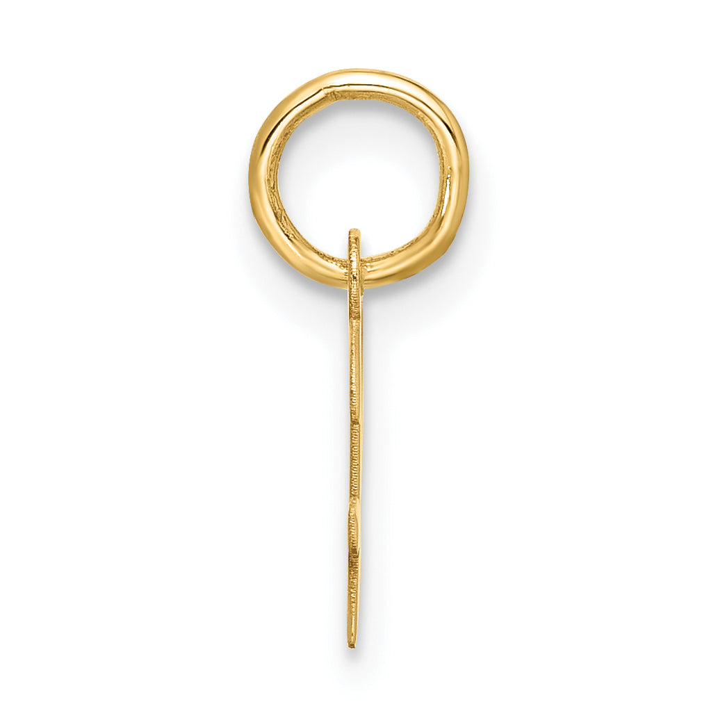 10k Small Script Initial H Charm Secondary image