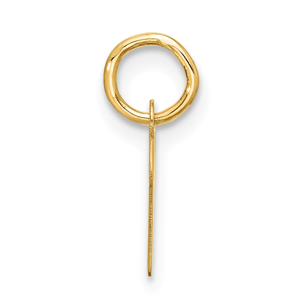 10k Small Script Initial K Charm Secondary image