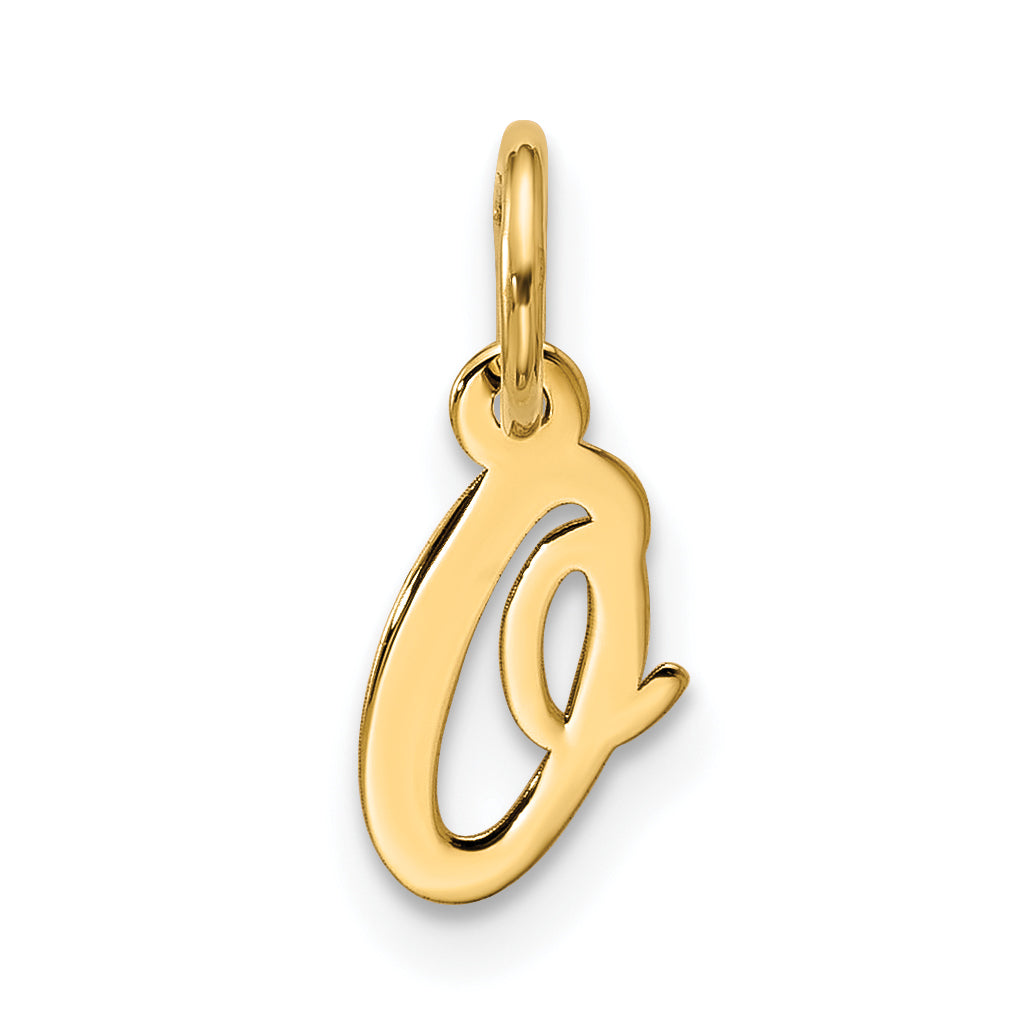 10k Small Script Initial O Charm Main image