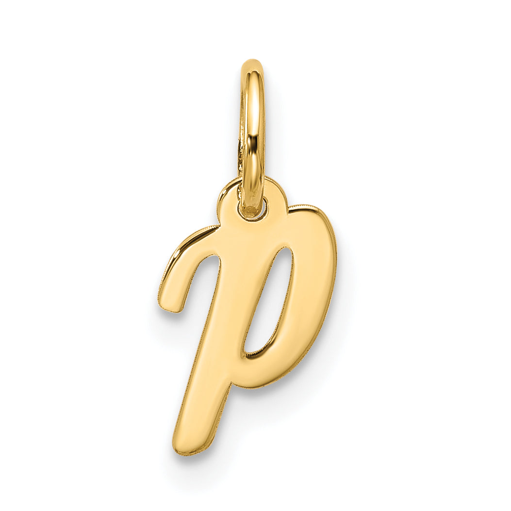 10k Small Script Initial P Charm Main image
