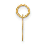 10k Small Script Initial T Charm