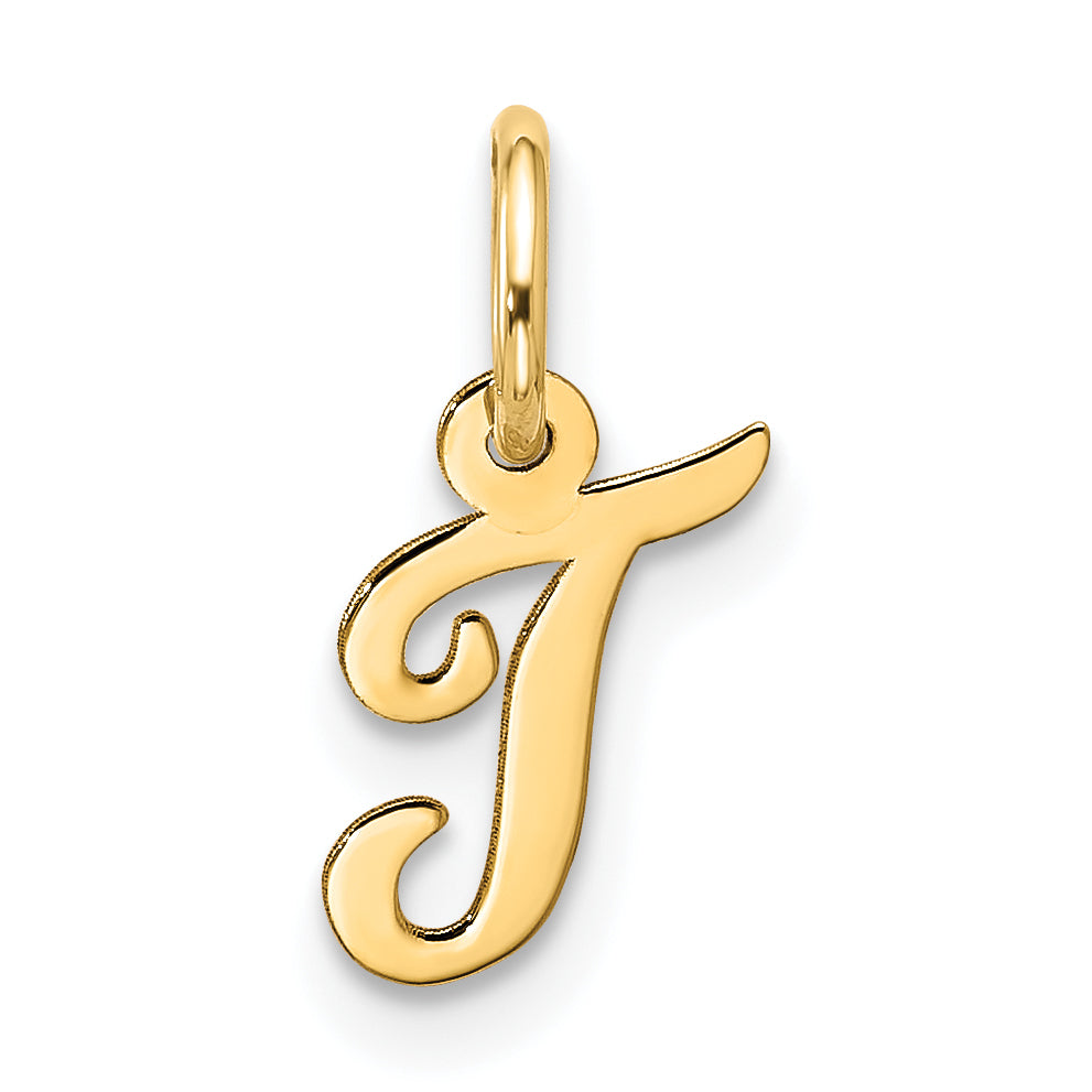10k Small Script Initial T Charm Main image
