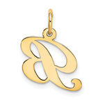 10K Small Fancy Script Initial B Charm