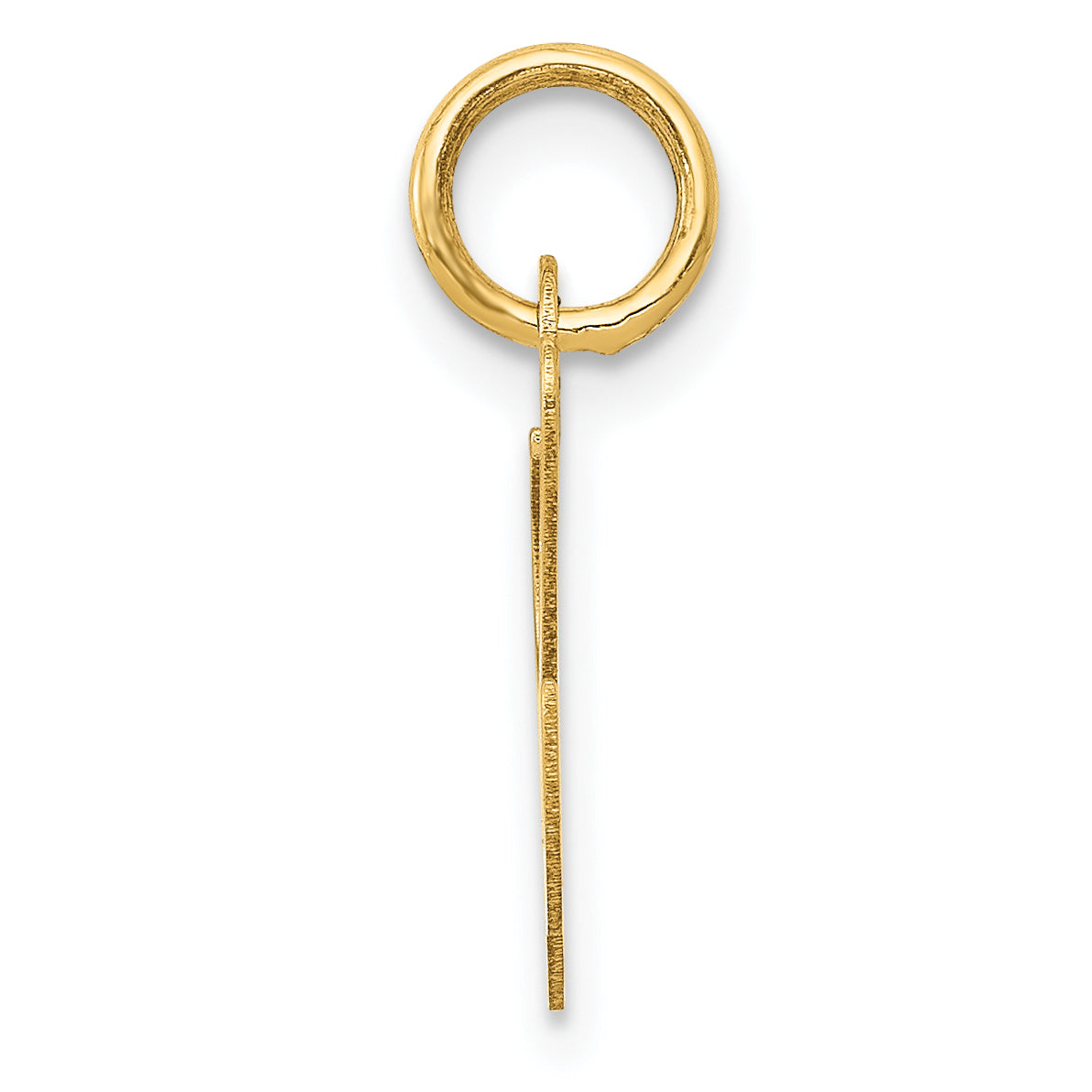 10K Small Fancy Script Initial L Charm Secondary image