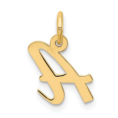 10k Small Script Initial A Charm