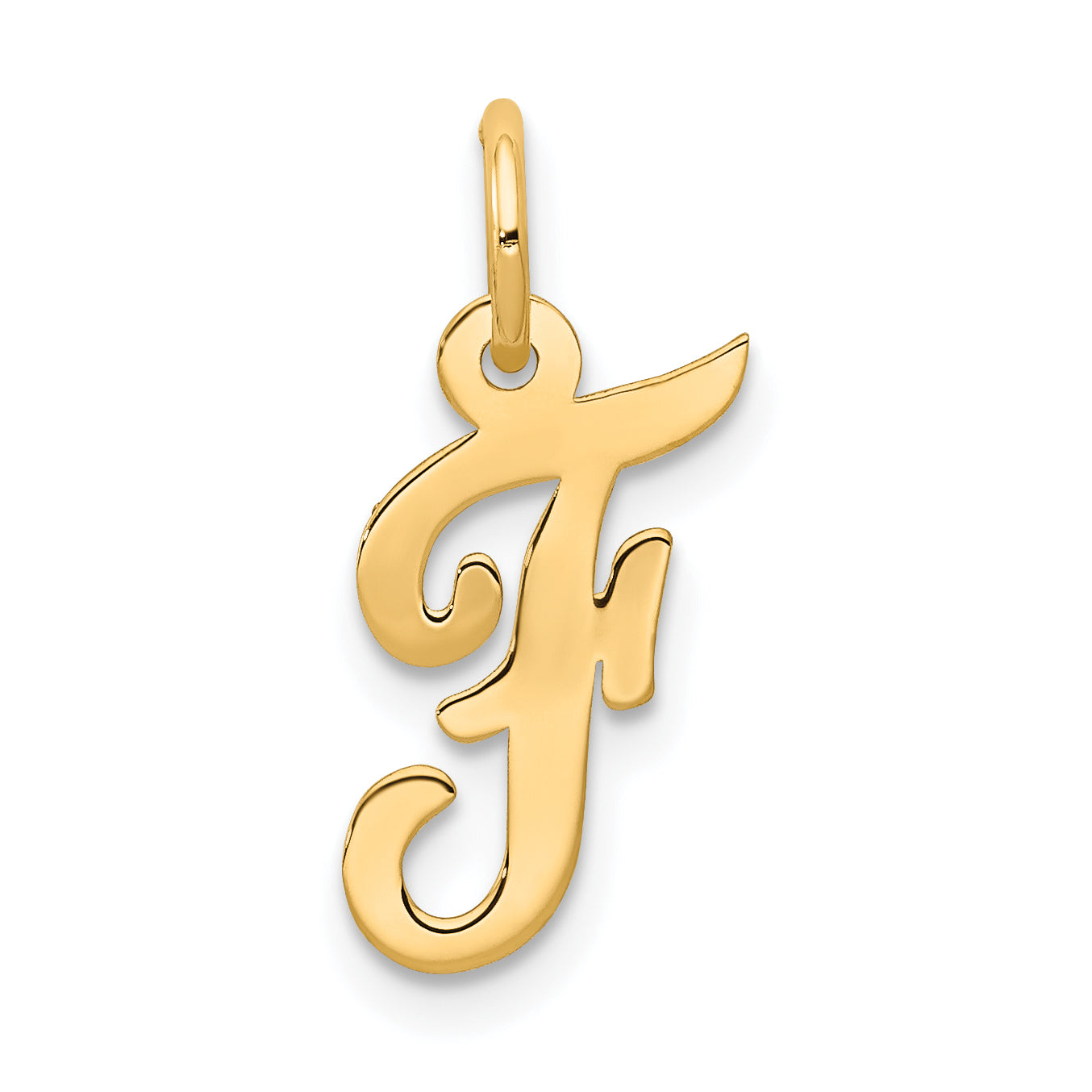 10k Small Script Initial F Charm Main image