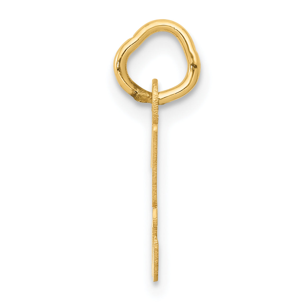 10k Small Script Initial H Charm Secondary image