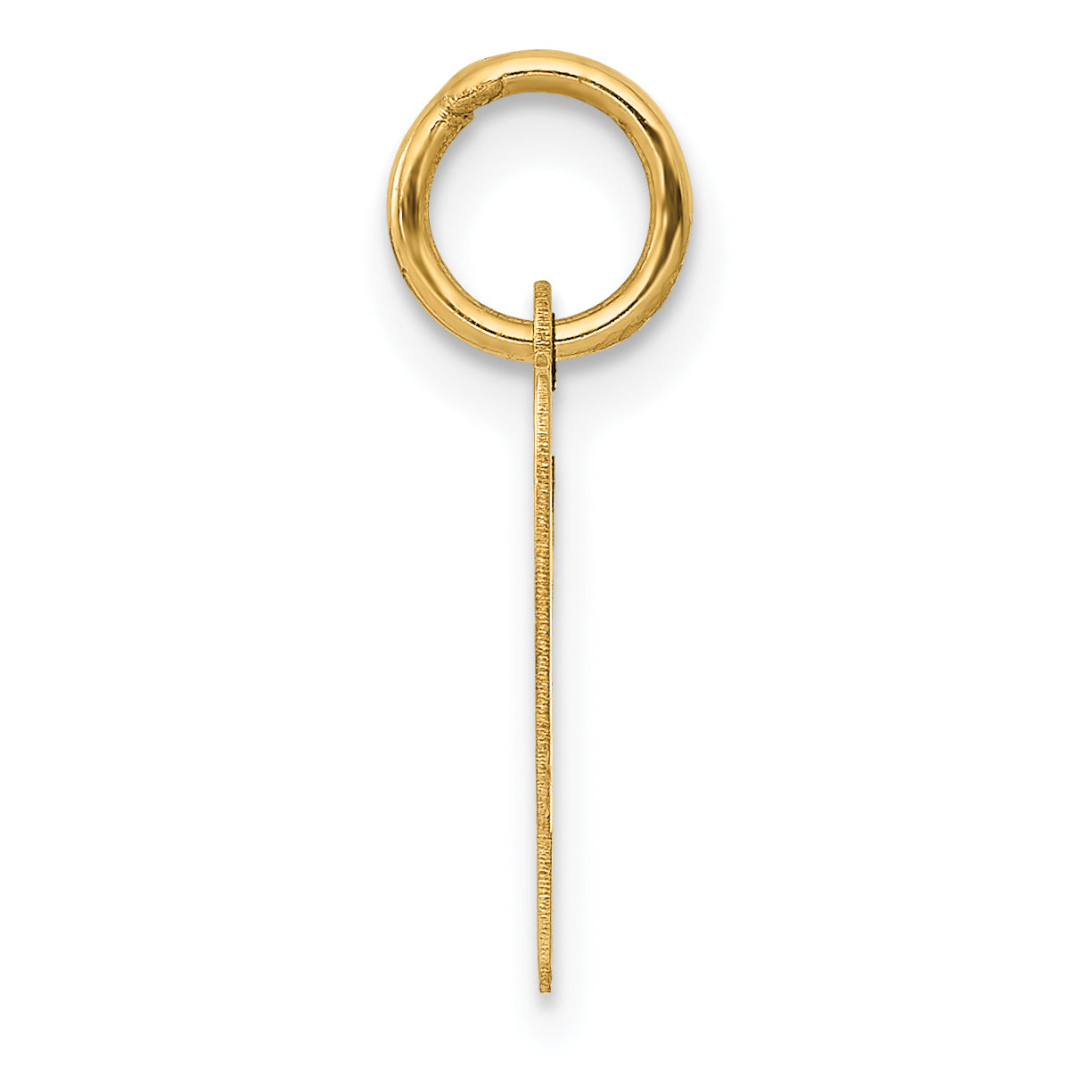 10k Small Script Initial P Charm Secondary image