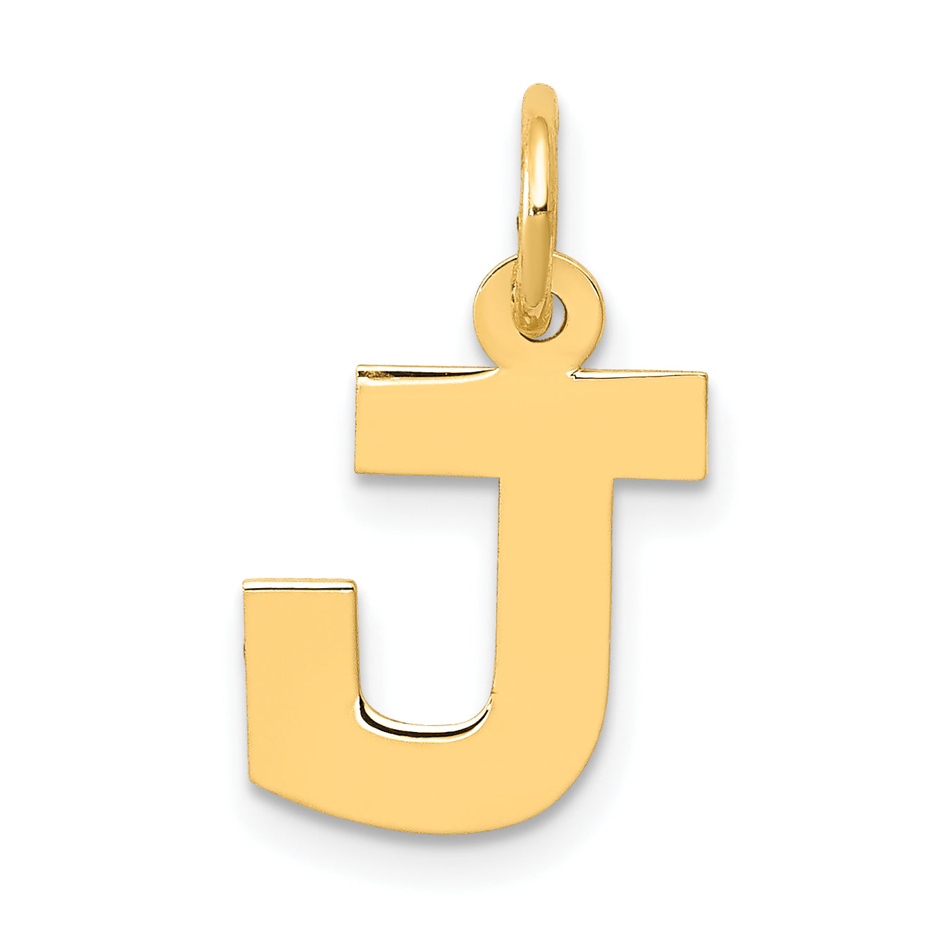 10k Small Block Initial J Charm Main image