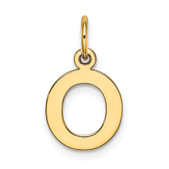 10k Small Block Initial O Charm