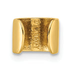 10k Polished Single Ear Cuff