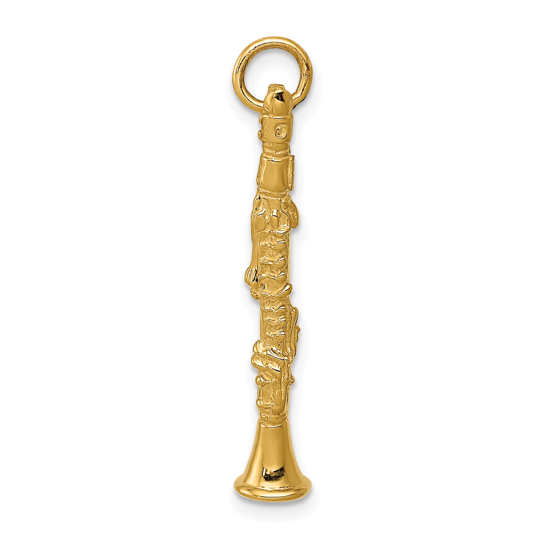 10k 3-D Clarinet Charm Secondary image