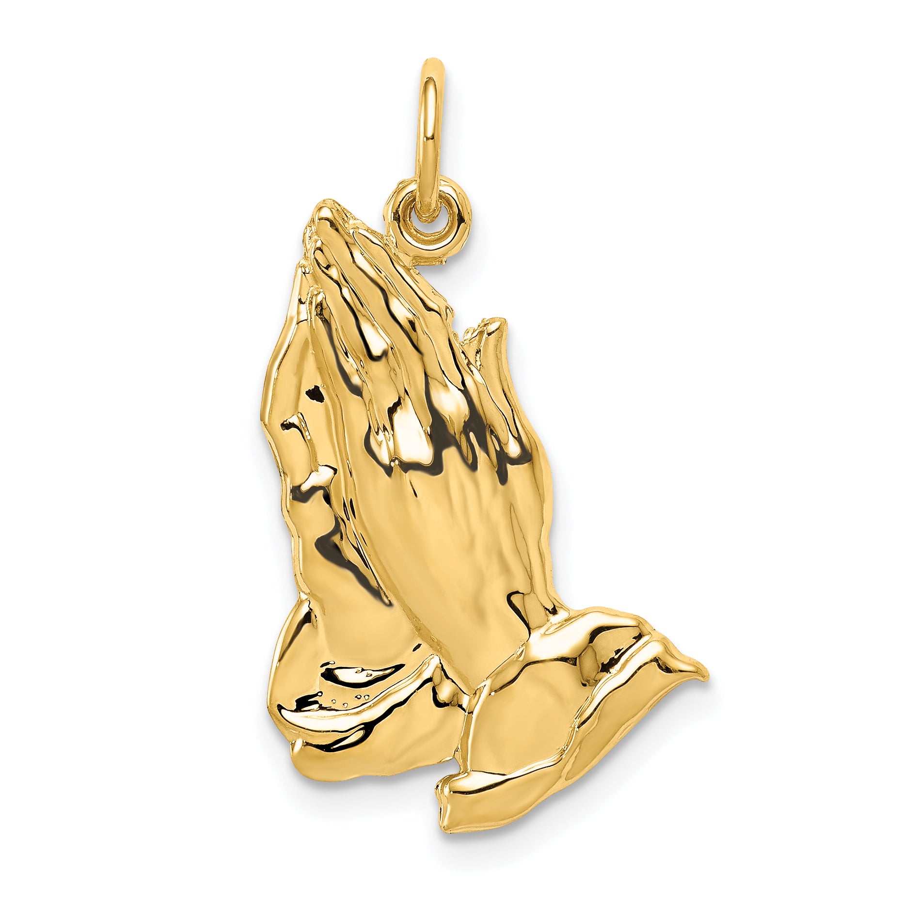10k Praying Hands Pendant Main image