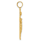 10k INRI Crucifix Pendant
