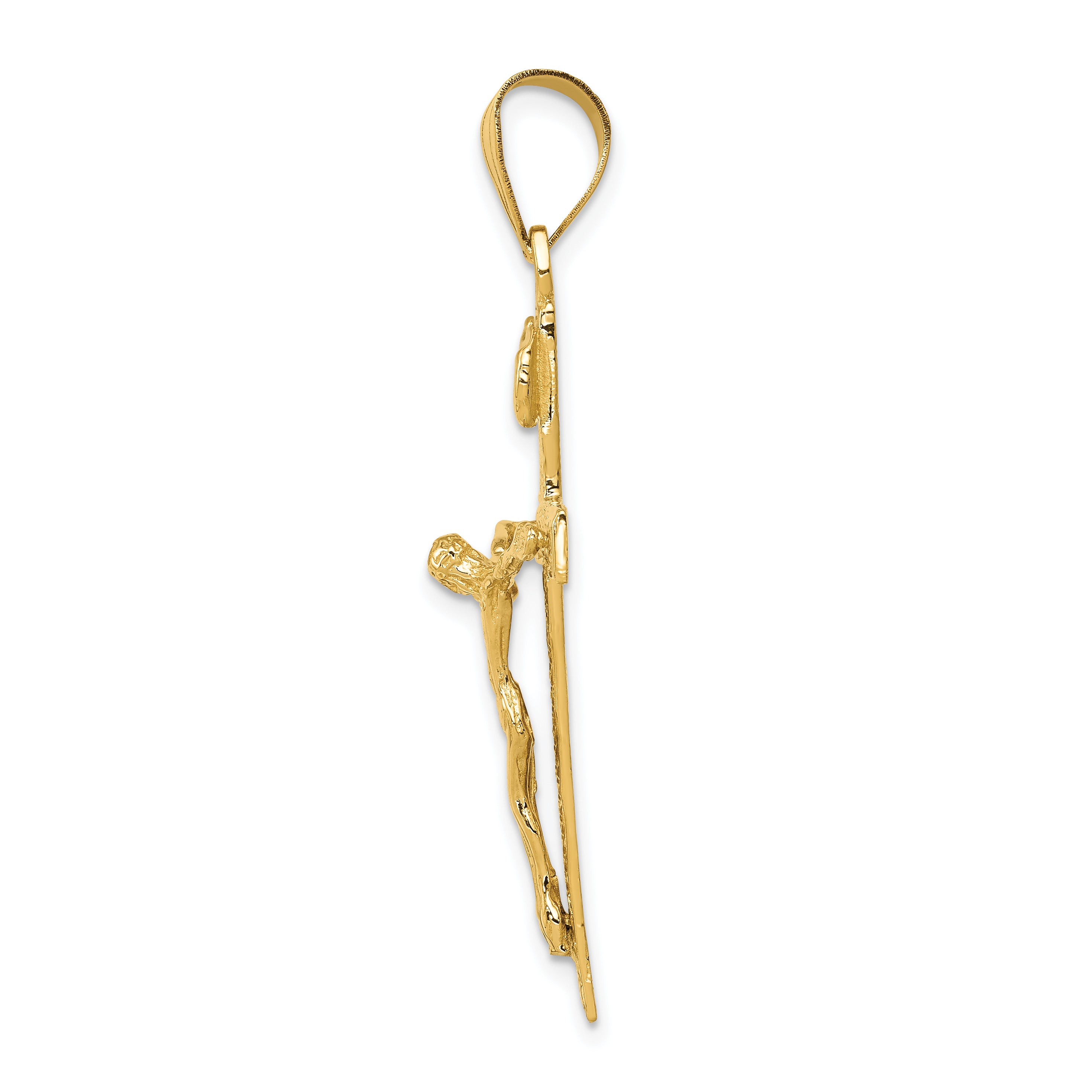 10k INRI Crucifix Pendant