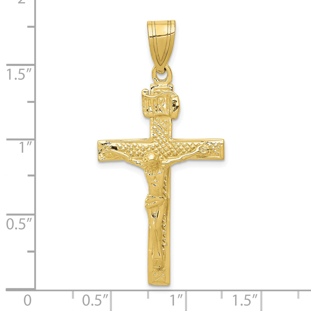 10k INRI Crucifix Pendant