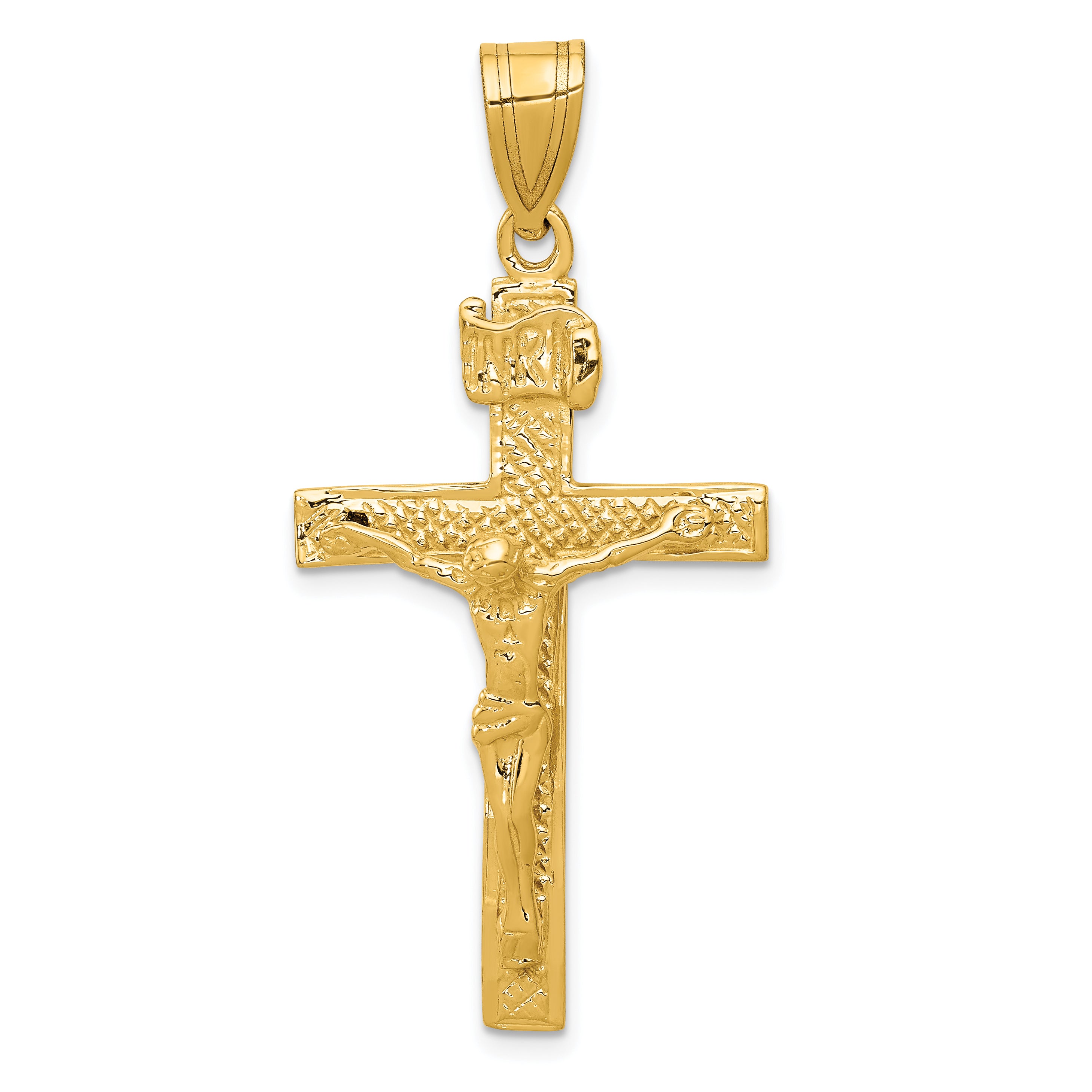 10k INRI Crucifix Pendant Main image
