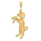 10k Aries Zodiac Charm