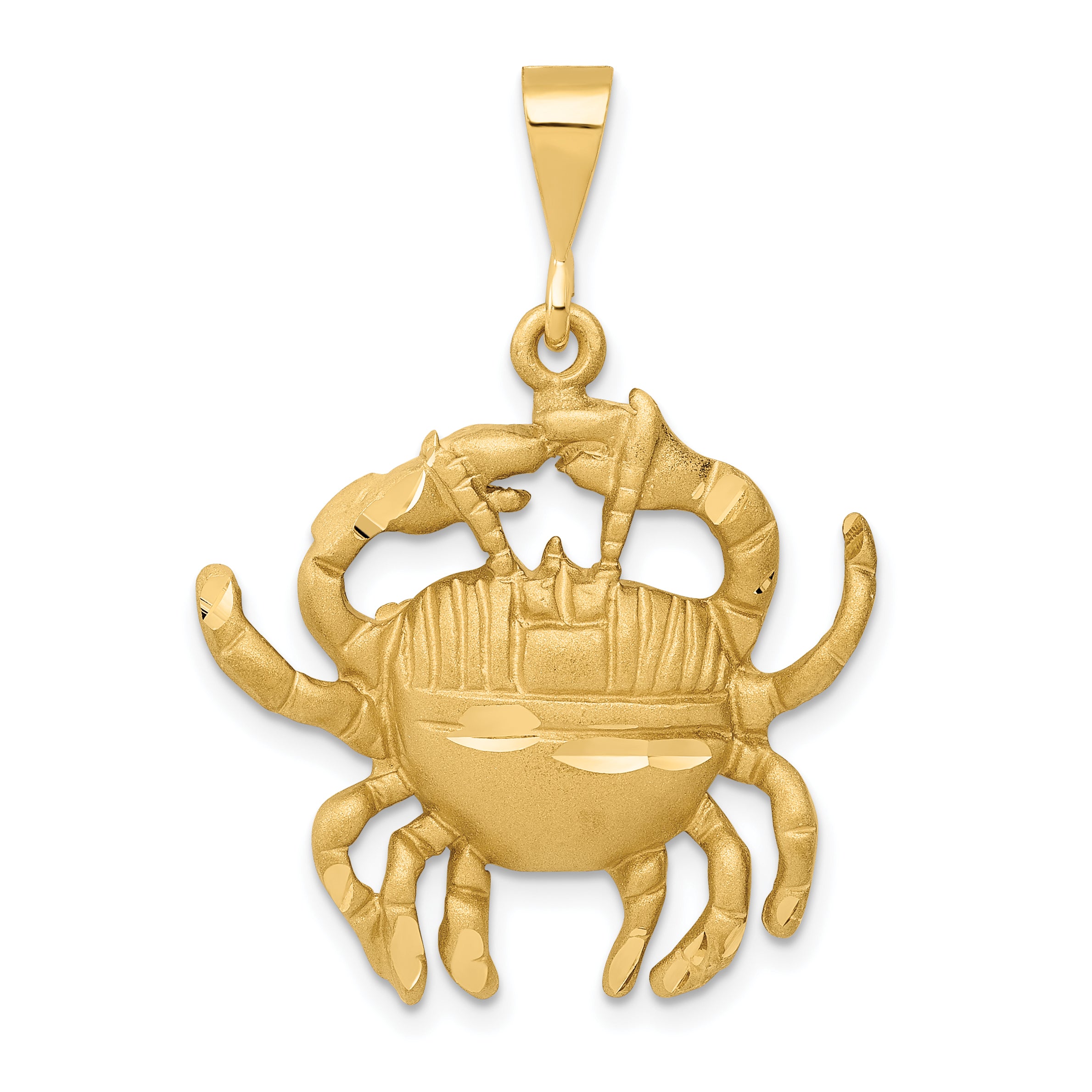10k Cancer Zodiac Charm Main image