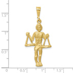 10k Libra Zodiac Charm