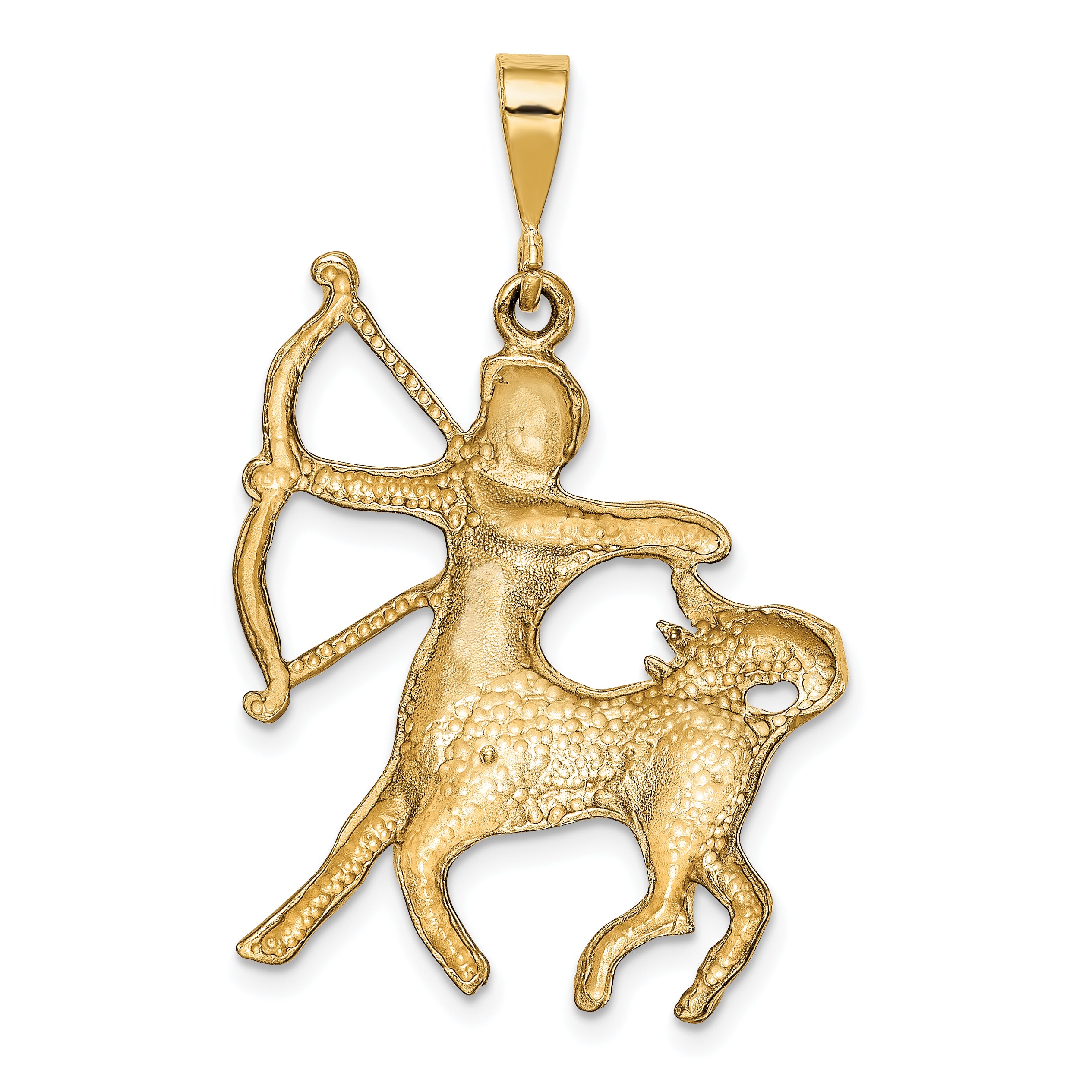 10k Sagittarius Zodiac Charm