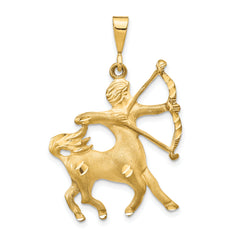 10k Sagittarius Zodiac Charm