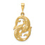 10k Pisces Zodiac Charm