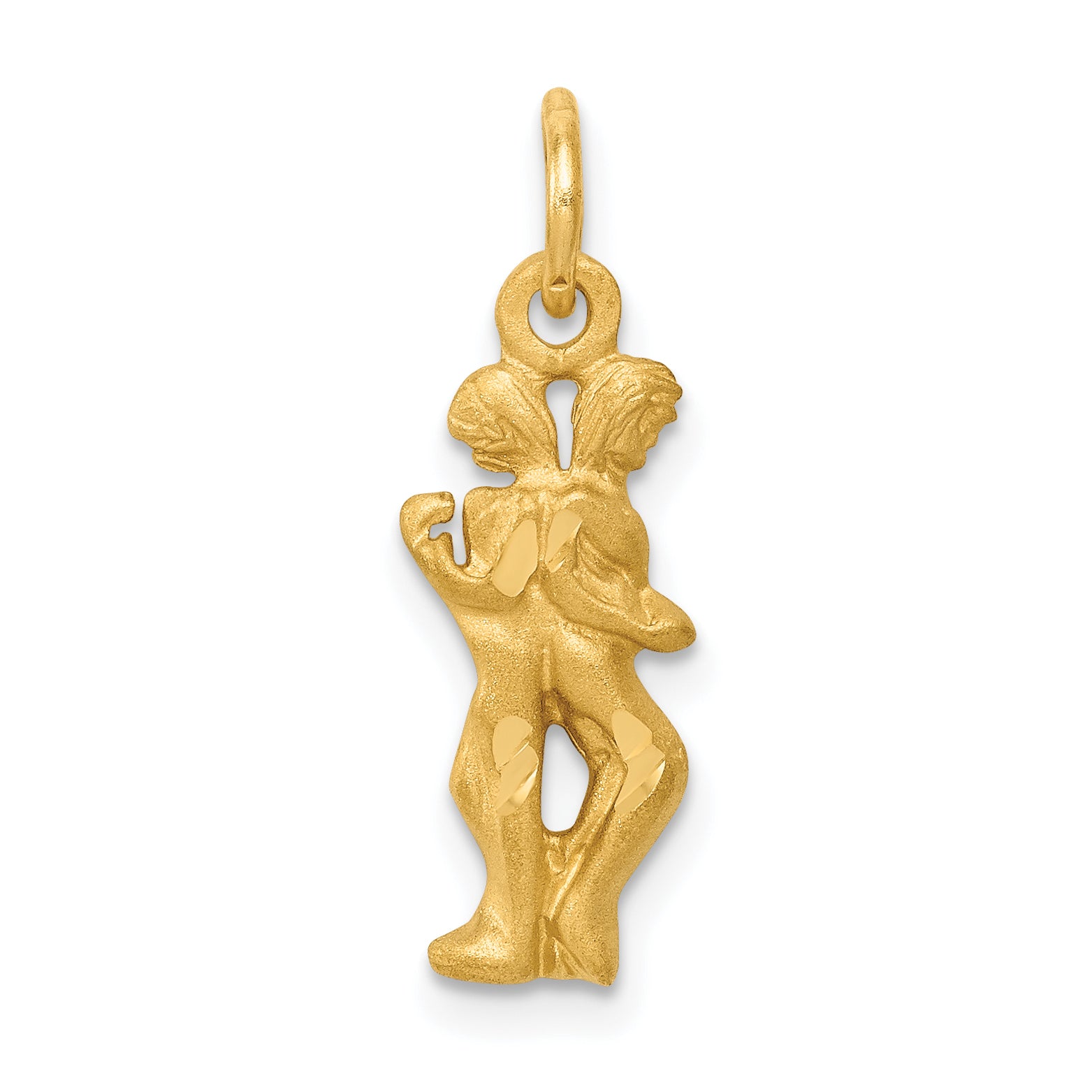 10k Gemini Zodiac Charm Main image